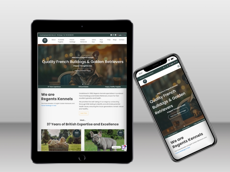 Premium Pet Breeding Website Development