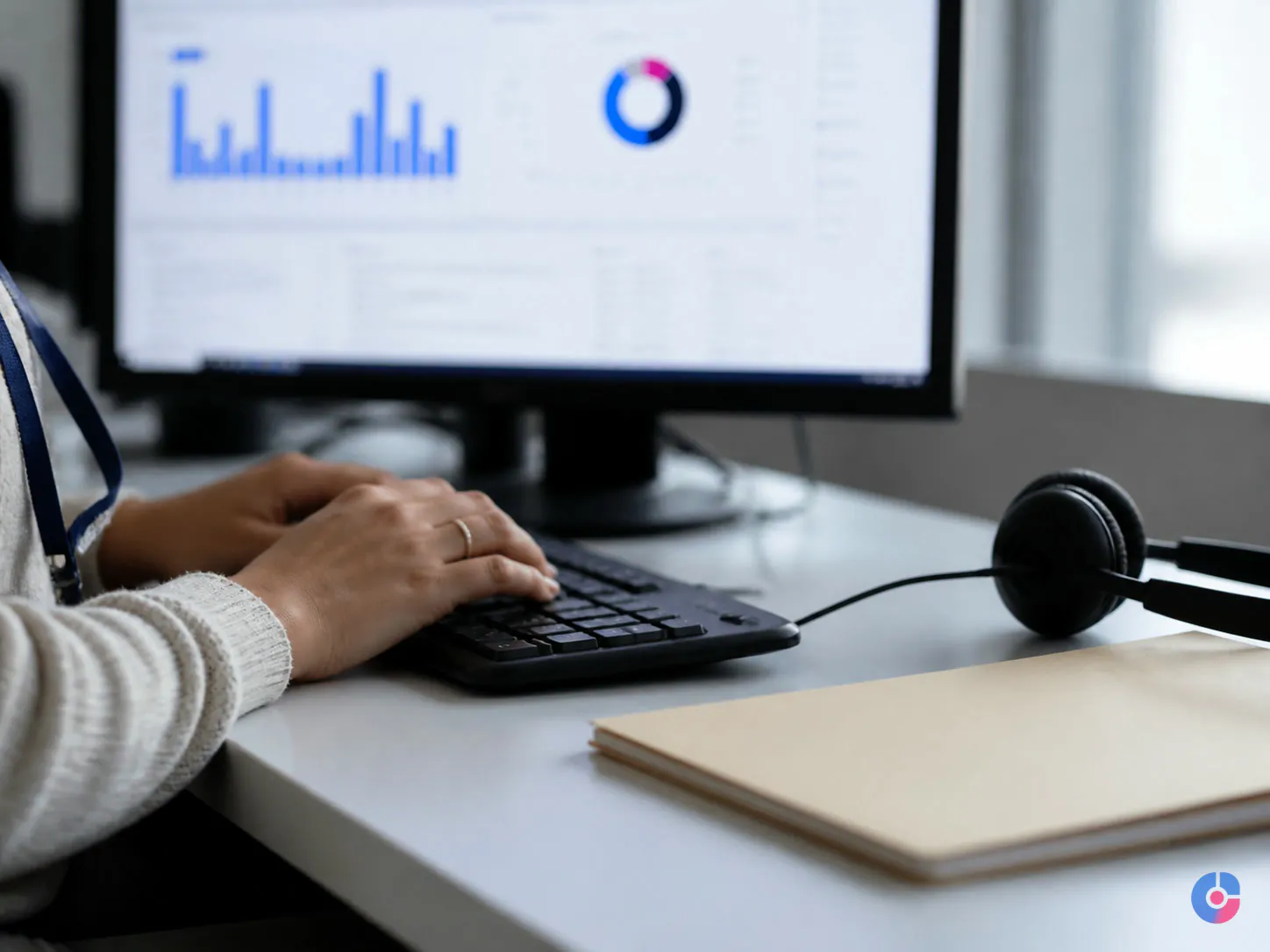 Billing specialist working through payer denials and accounts receivable follow up