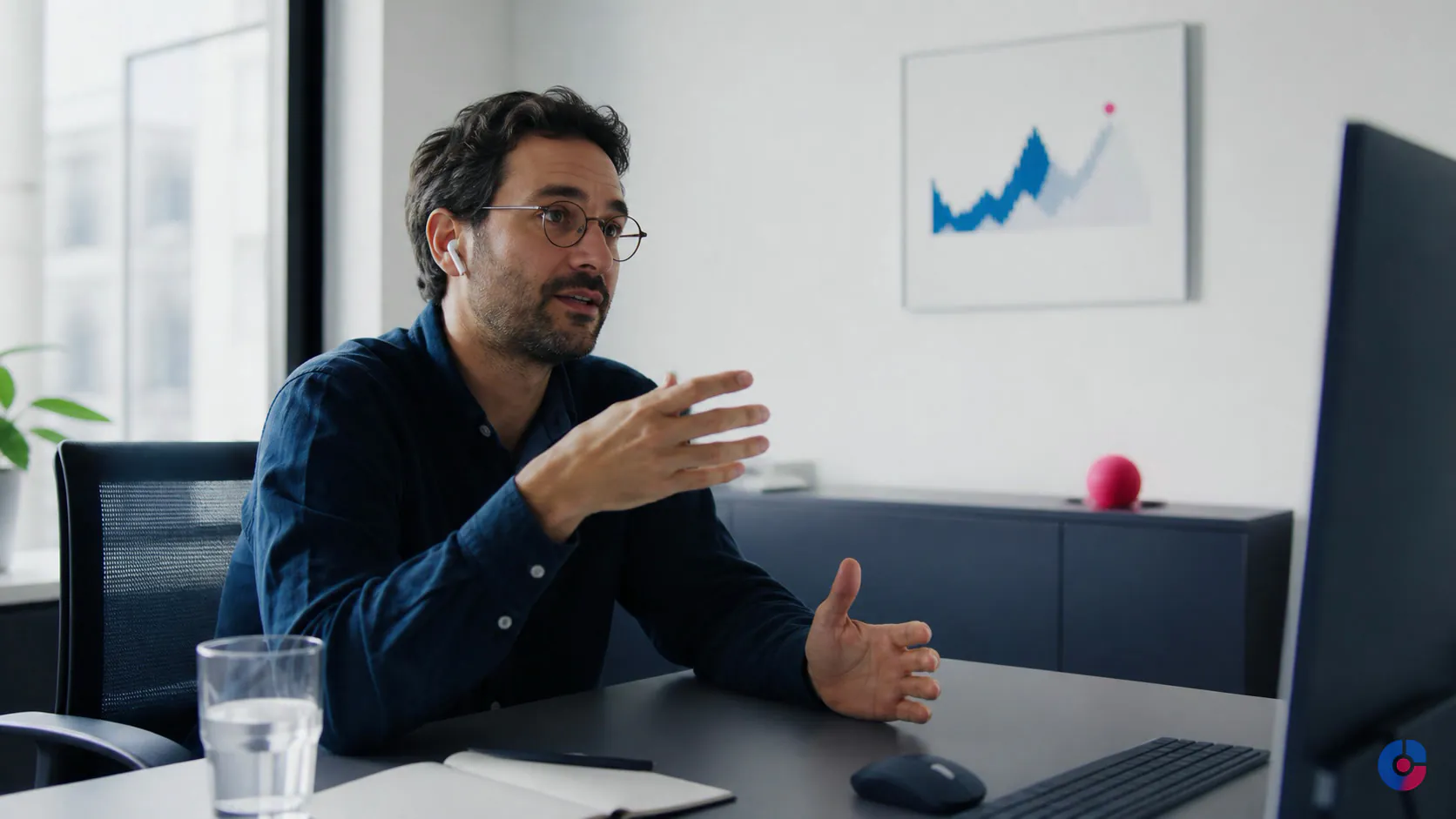 Support lead running a calibration review with an outsourced support team