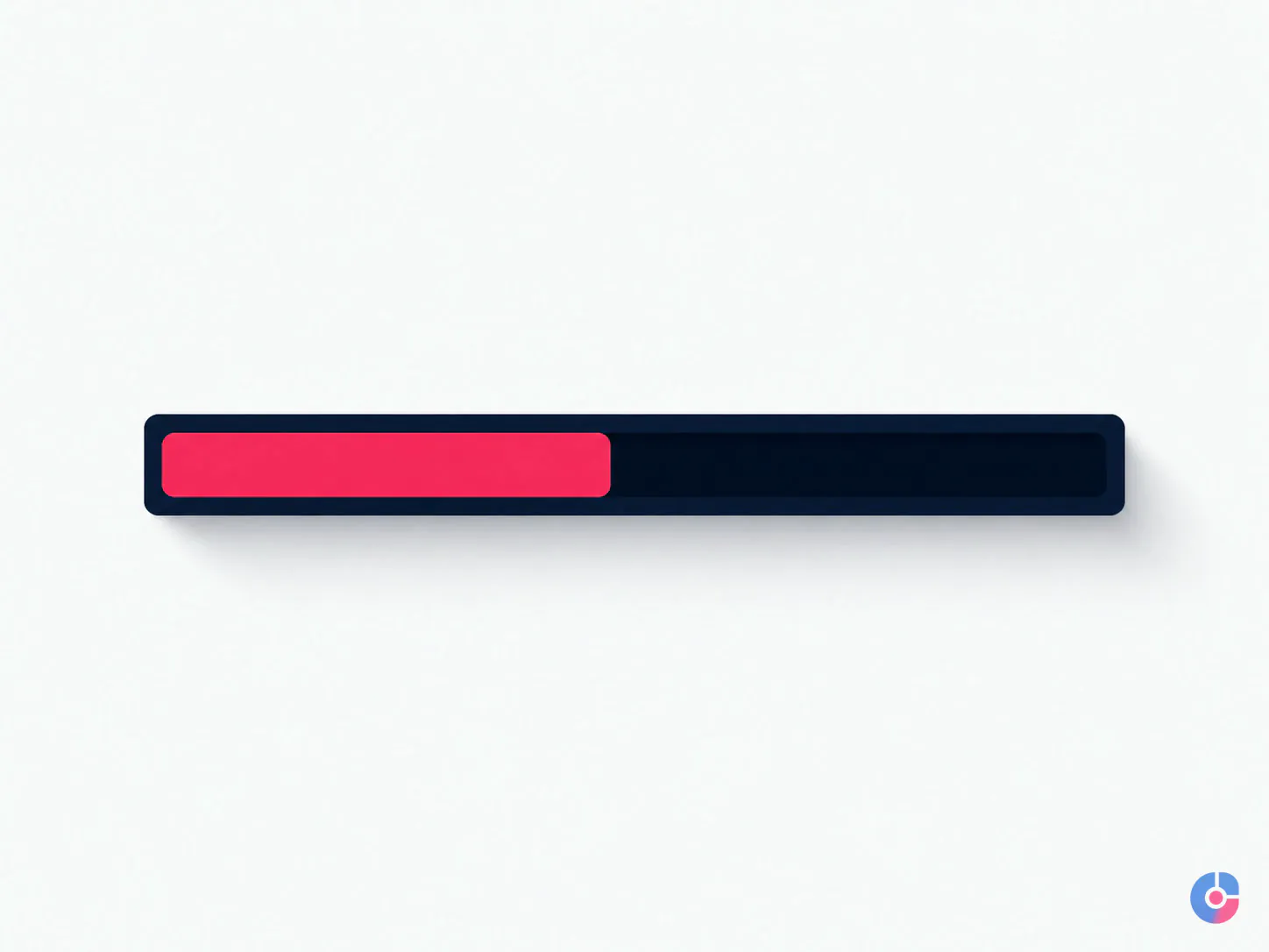 Minimal bar concept representing honest field coverage reporting in data enrichment