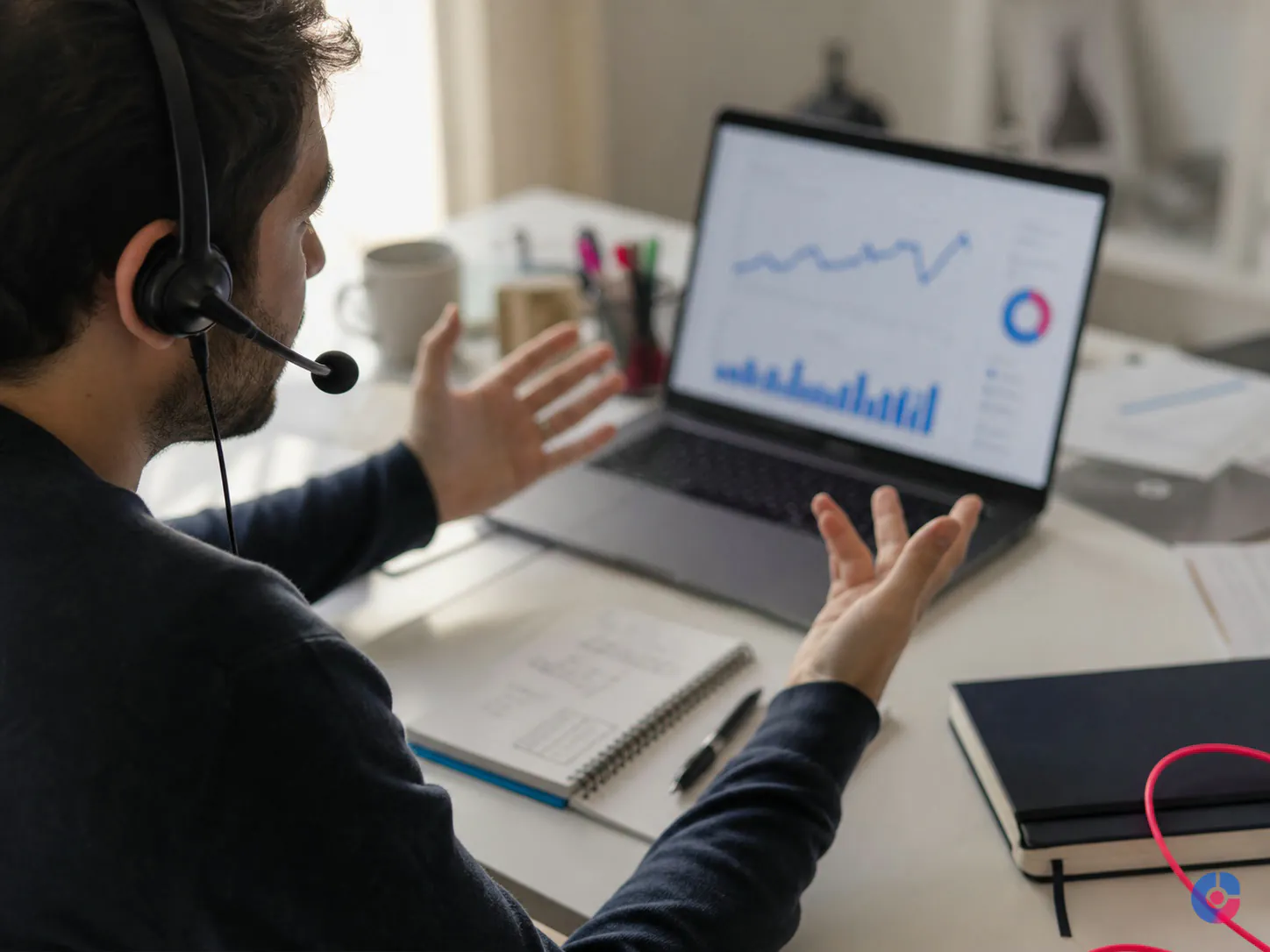 Founder recording a process walkthrough so a remote assistant can take the task over