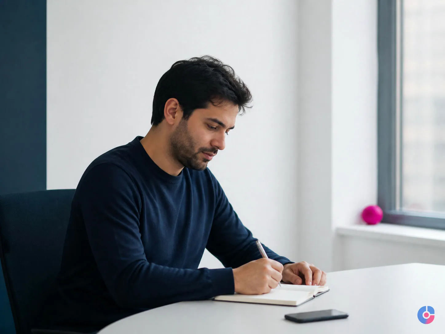 Founder working uninterrupted after routine administration moved to an assistant