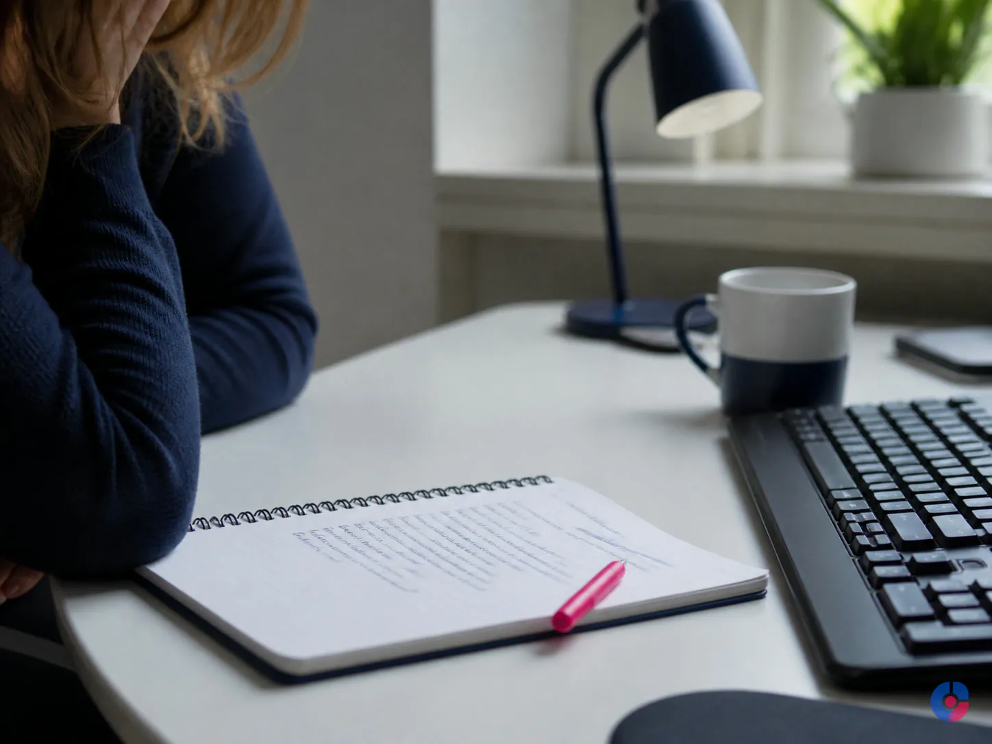 Remote worker planning the day before a shift handover to another time zone