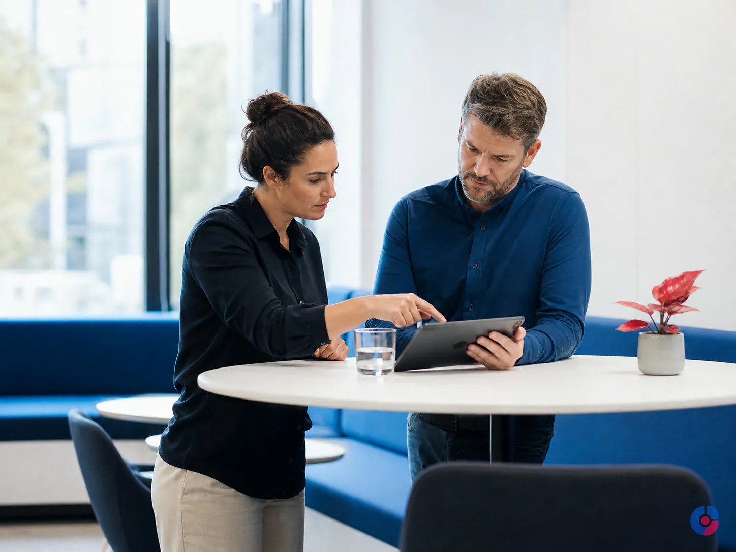 Marketing and operations leads reviewing cost per sale against response time together