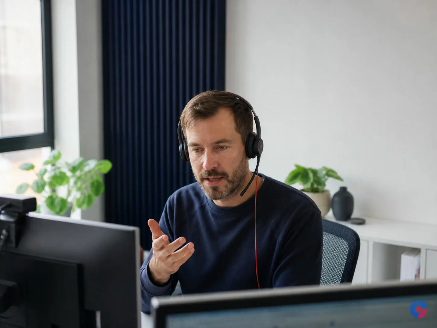 Offshore team member working an early shift aligned to Australian business hours