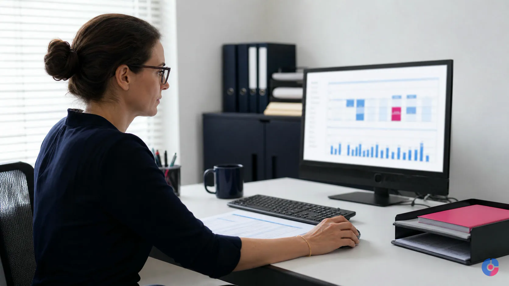Administrator preparing and checking payroll inputs before a pay run cutoff