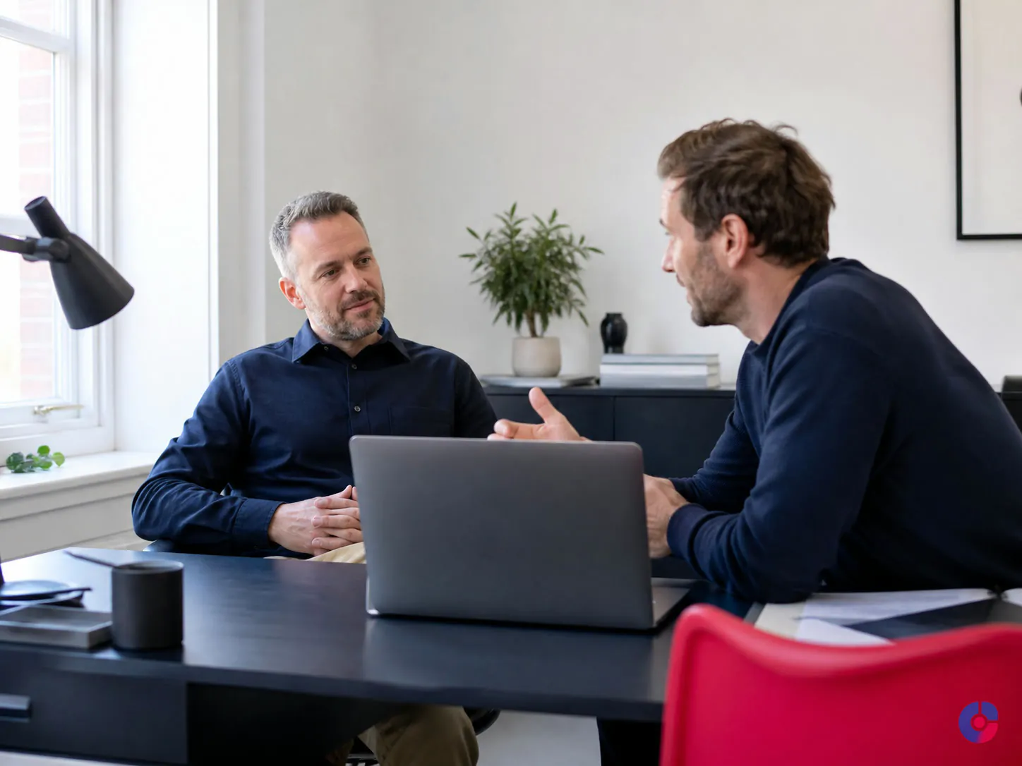 Business owner speaking with a named hosting support contact about site performance