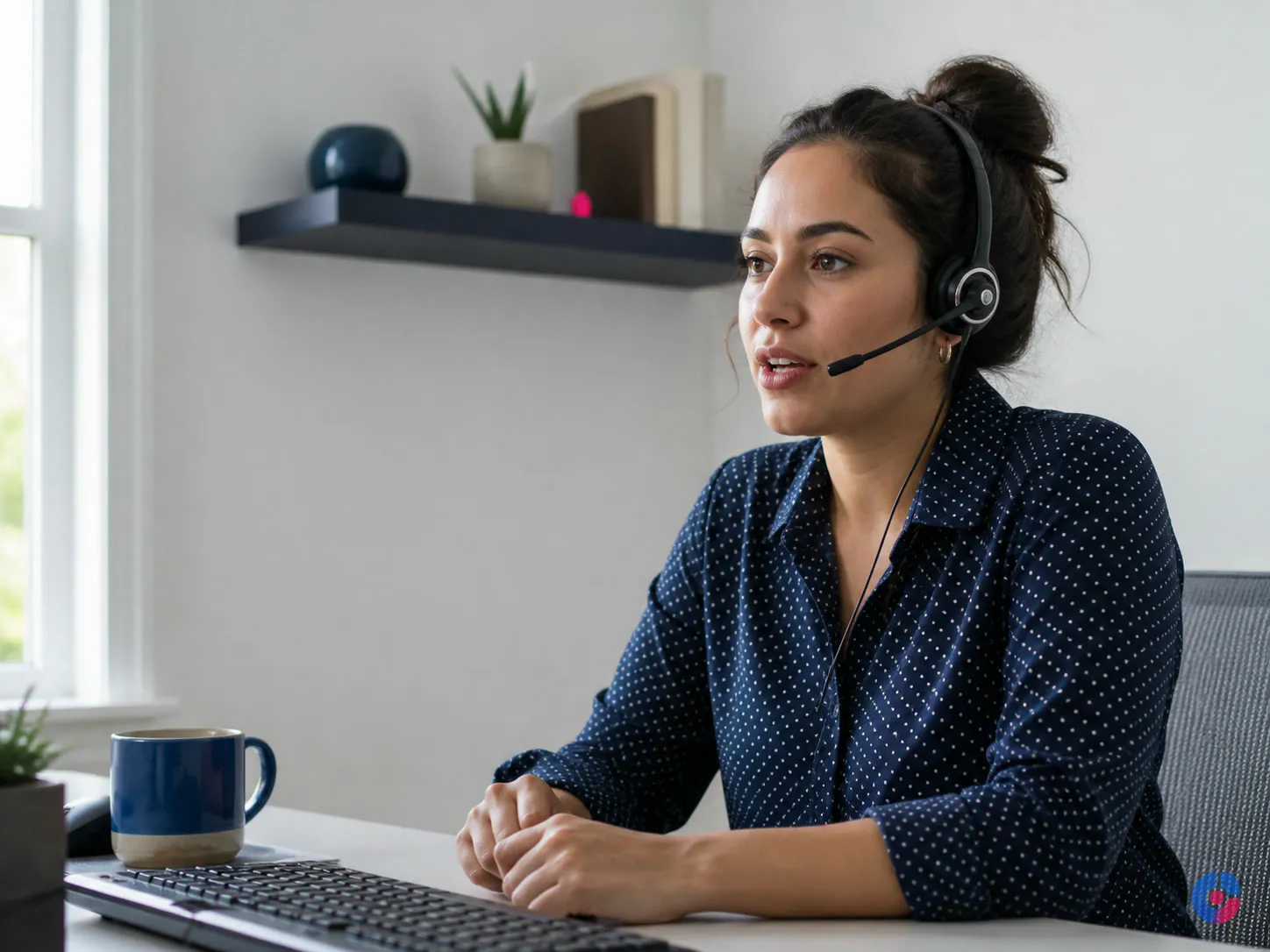 Remote coordinator handling scheduling and customer calls for a non-technical business role