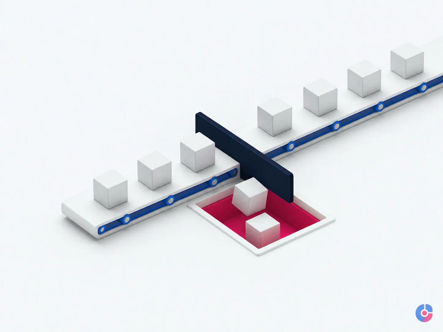 Isometric render of roles sorted by whether they transfer to remote working
