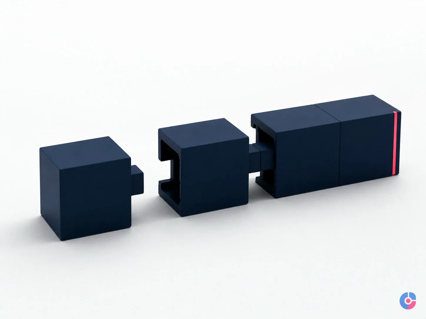 Modular blocks concept representing the ninety day remote operations build phases