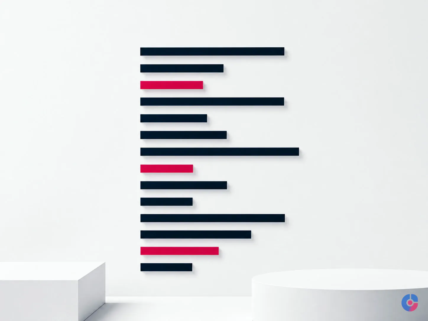 Abstract render of an editing style guide as a set of defined rules
